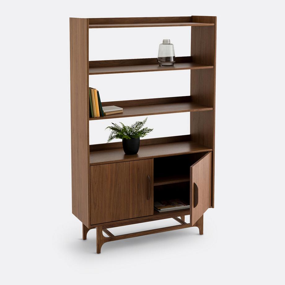 La Redoute Intérieurs Etagère vintage plaqué noyer et plaqué  