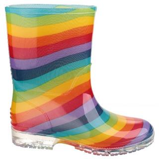 Cotswold  PVC Kids Rainbow Welly / Bottes 