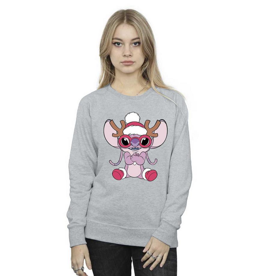 Disney Christmas Stitch Print Sweatshirt  