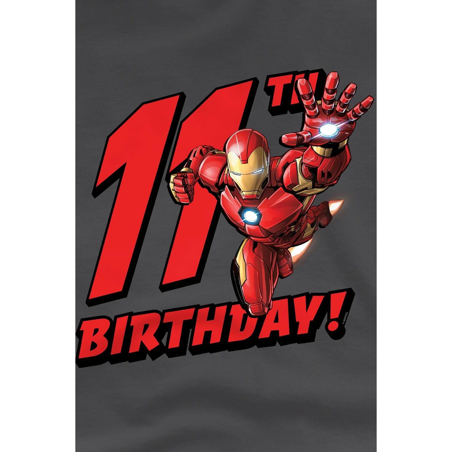 Iron Man  TShirt  11. Geburtstag 