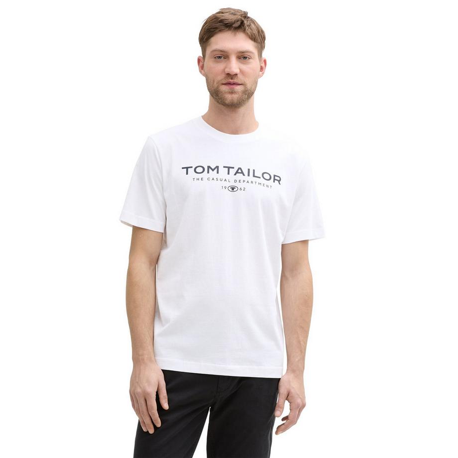 TOM TAILOR T-shirt  Pack de 1 Confortable à porter-T-Shirt with Print  