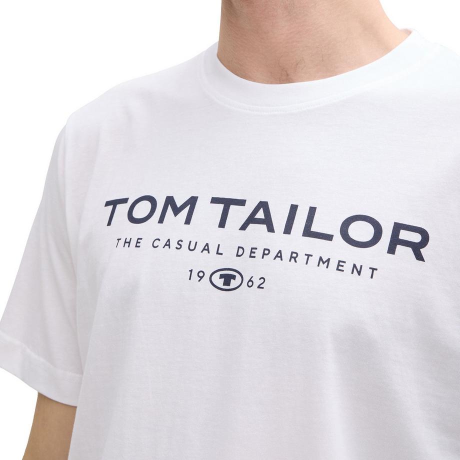 TOM TAILOR T-shirt  Pack de 1 Confortable à porter-T-Shirt with Print  
