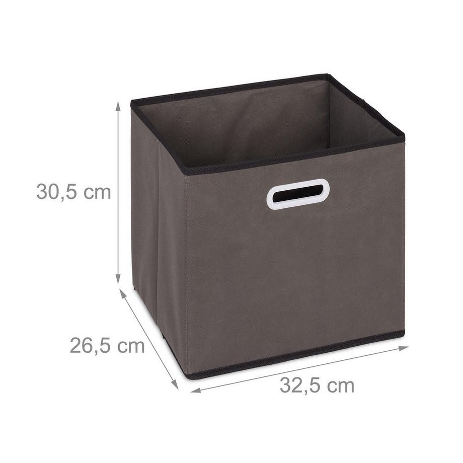 B2X Étagère grise à 6 compartiments  