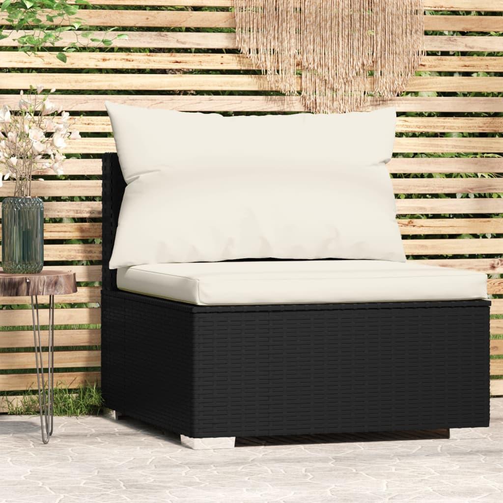 VidaXL Garten-mittelsofa poly-rattan  