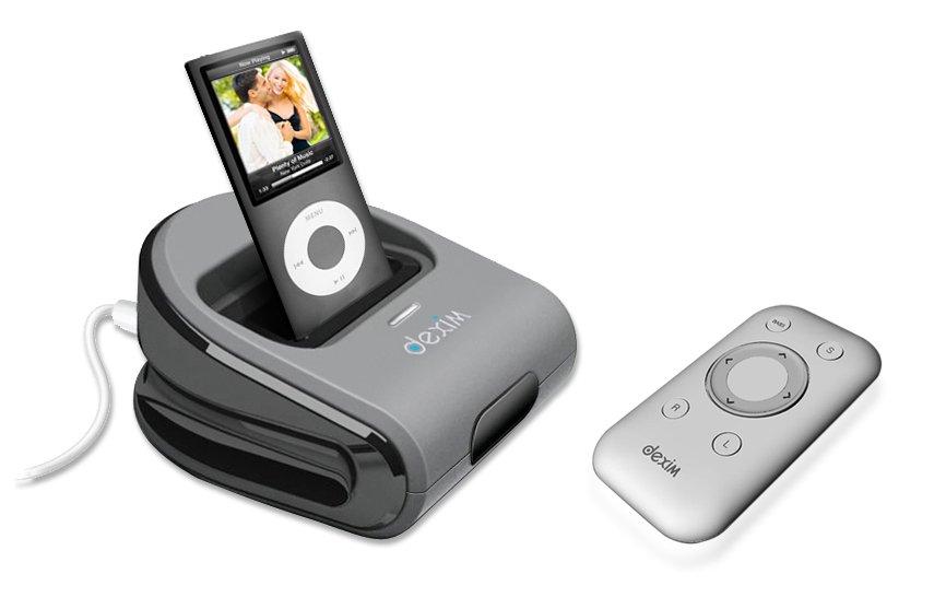 dexim  DRA107 iPhoneiPod AV docking station Grau 