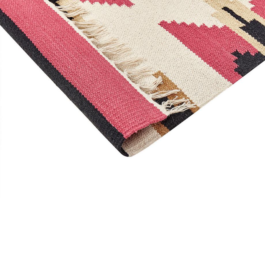 Beliani Teppich aus Baumwolle  GARNI  