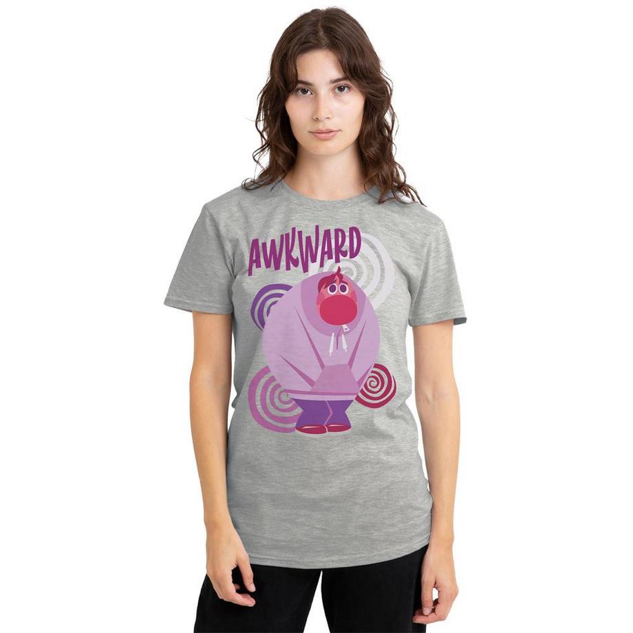 Inside Out T-Shirt chiné avec imprimé graphique  