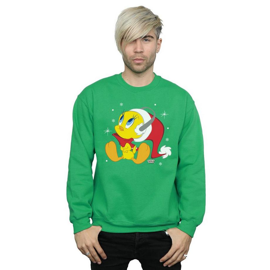 LOONEY TUNES Tweety Bird Christmas Sweatshirt  