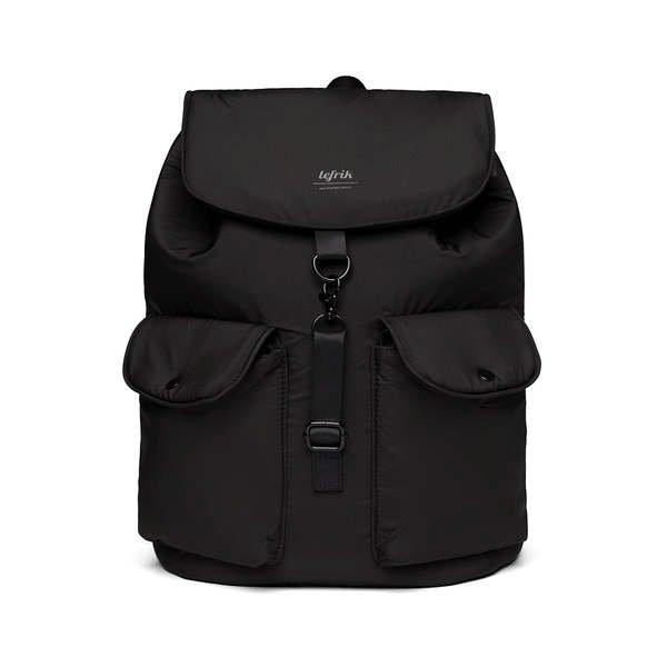 Image of Lefrik Tech Knapsack Rucksack Lässiger Rucksack Schwarz Polyester - ONE SIZE