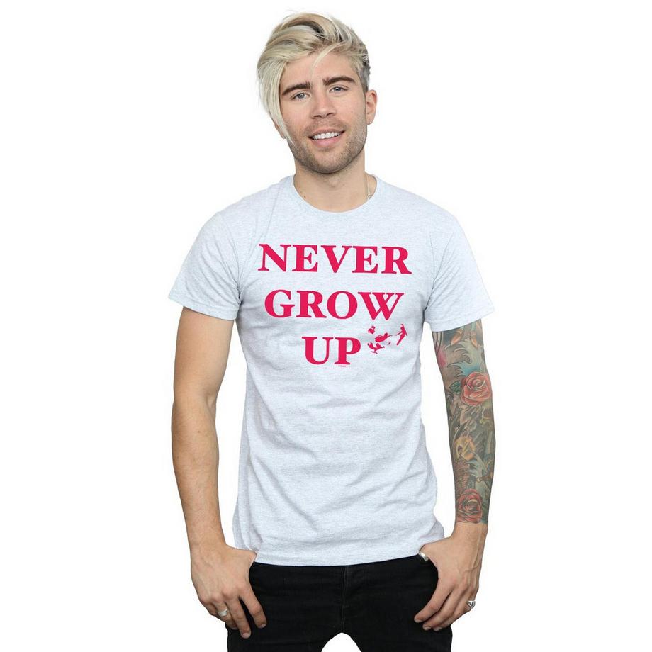 Disney Never Grow Up T-Shirt Stampa Grafica  