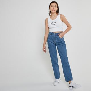 La Redoute Collections  Cropped Top mit gestickter Aufschrift 