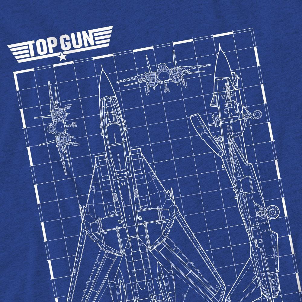 Top Gun Top Gun Blueprint T-Shirt  