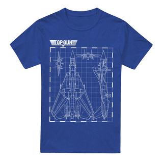 Top Gun Top Gun Blueprint T-Shirt  
