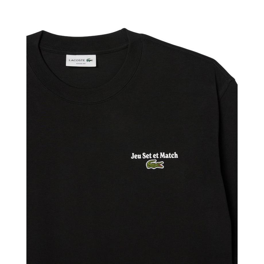 LACOSTE T-Shirt Jersey Taglio Largo  