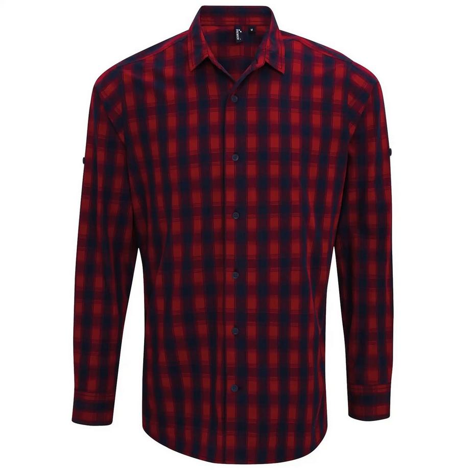 Mulligan Camicia A Quadri Manica Lunga