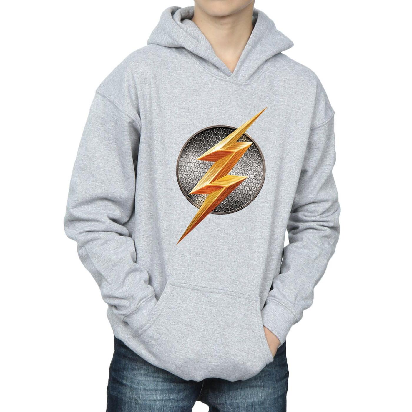 DC COMICS  Sweat à capuche JUSTICE LEAGUE MOVIE FLASH EMBLEM 