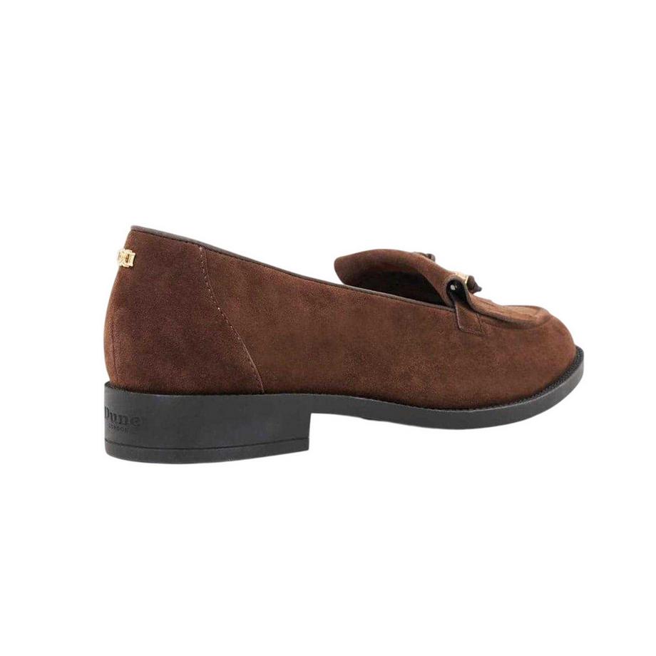 Dune London Globetrot Mocassini Pelle Scamosciata Piatta  