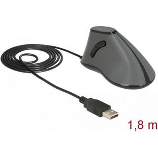 DeLock  Ergonomische vertikal optische 5-Tasten USB Maus 