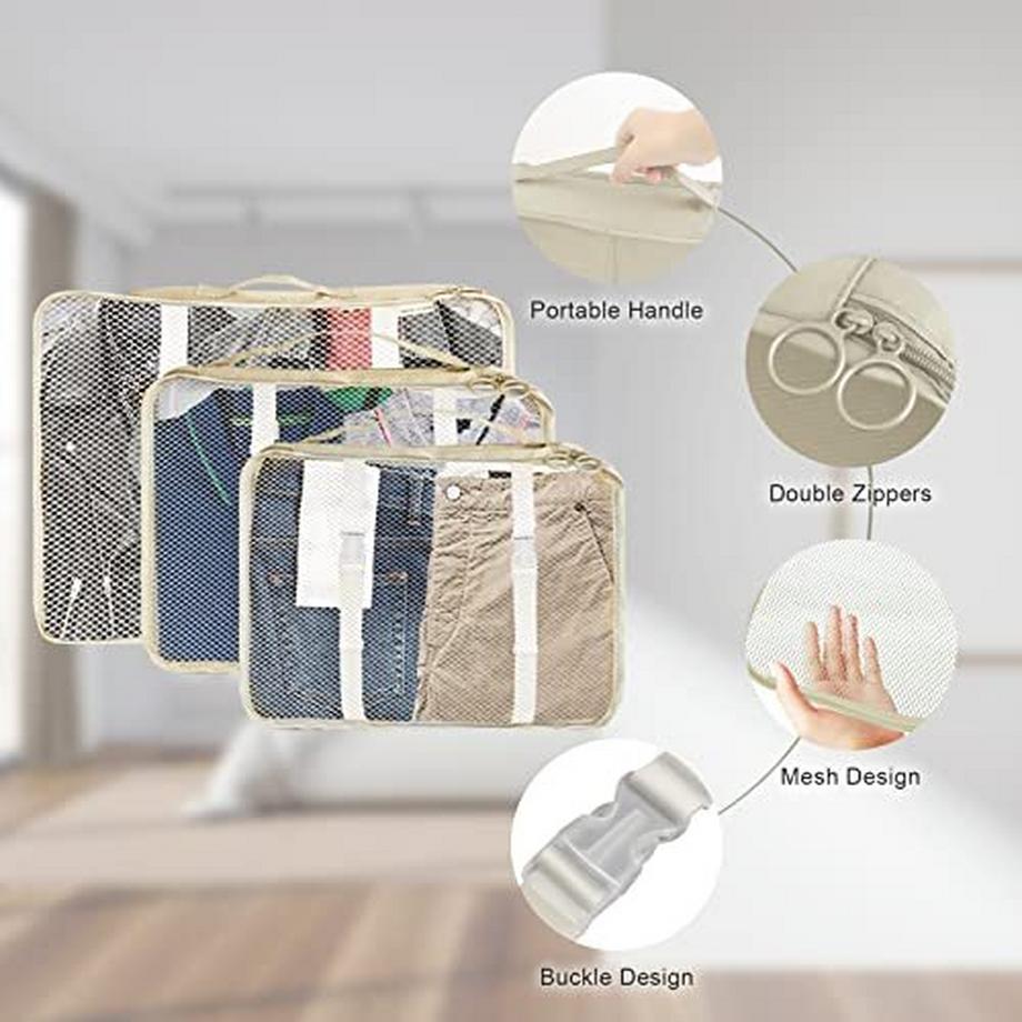 Only-bags.store Ensemble d'organisateurs de valises de voyage 9 pièces  