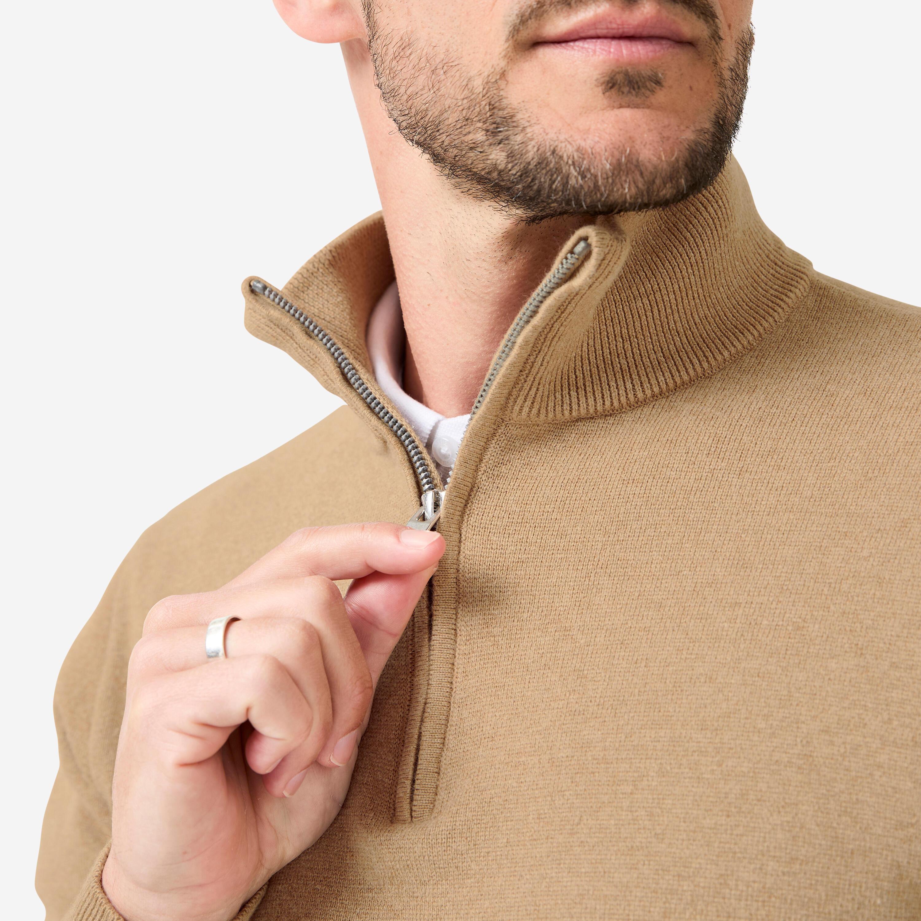 INESIS  Pullover  Golf 1/2 Reissverschluss Baumwolle 