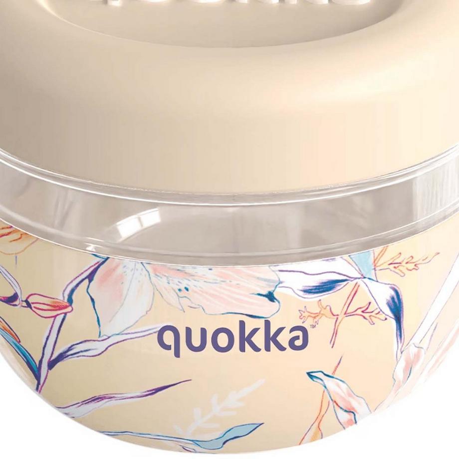 Quokka Contenitore Alimentare con Motivo Vintage Floreale 500ml con Coperchio  