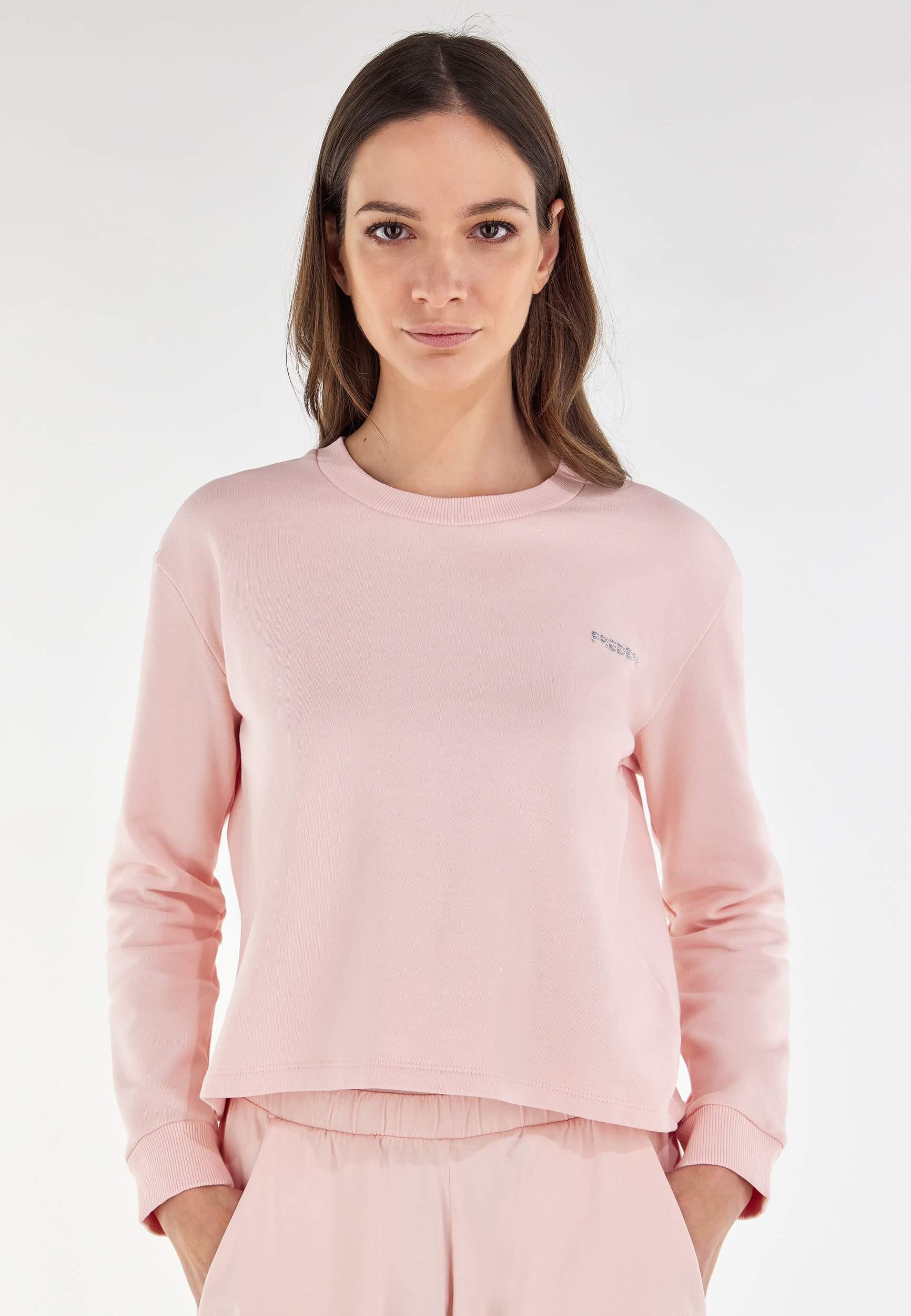 FREDDY Cropped Rundhals-Sweatshirt  