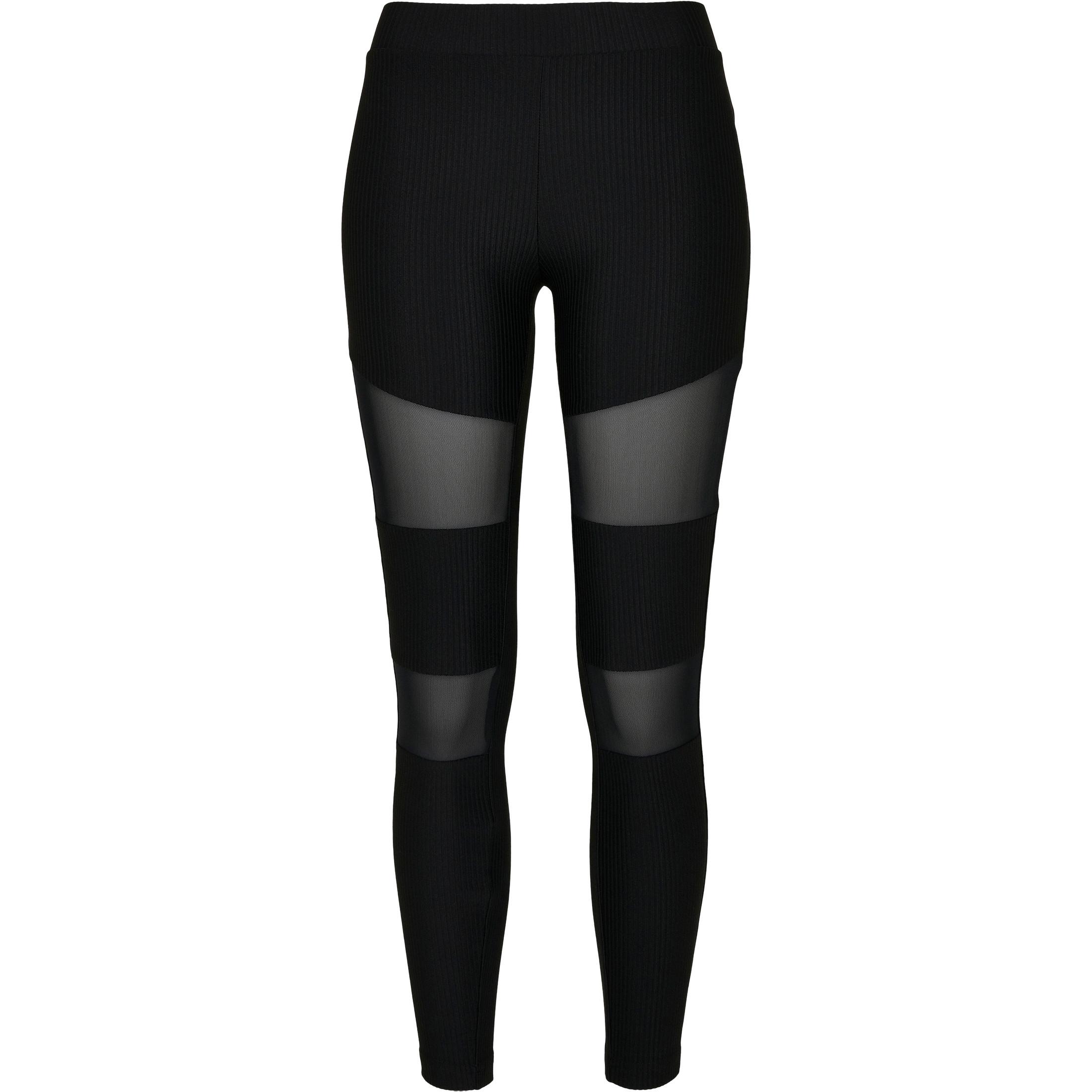 URBAN CLASSICS  damen-leggings gerippt 