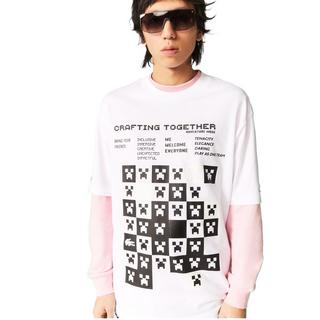 LACOSTE Minecraft Bedrucktes T-Shirt  