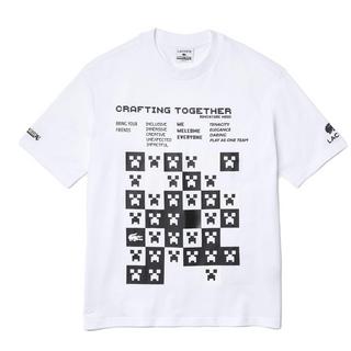 LACOSTE Minecraft Bedrucktes T-Shirt  