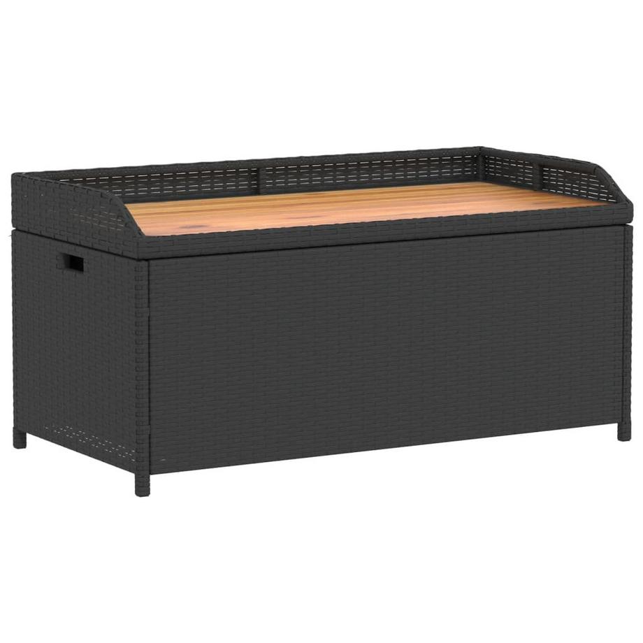 Banc de rangement rotin synthétique