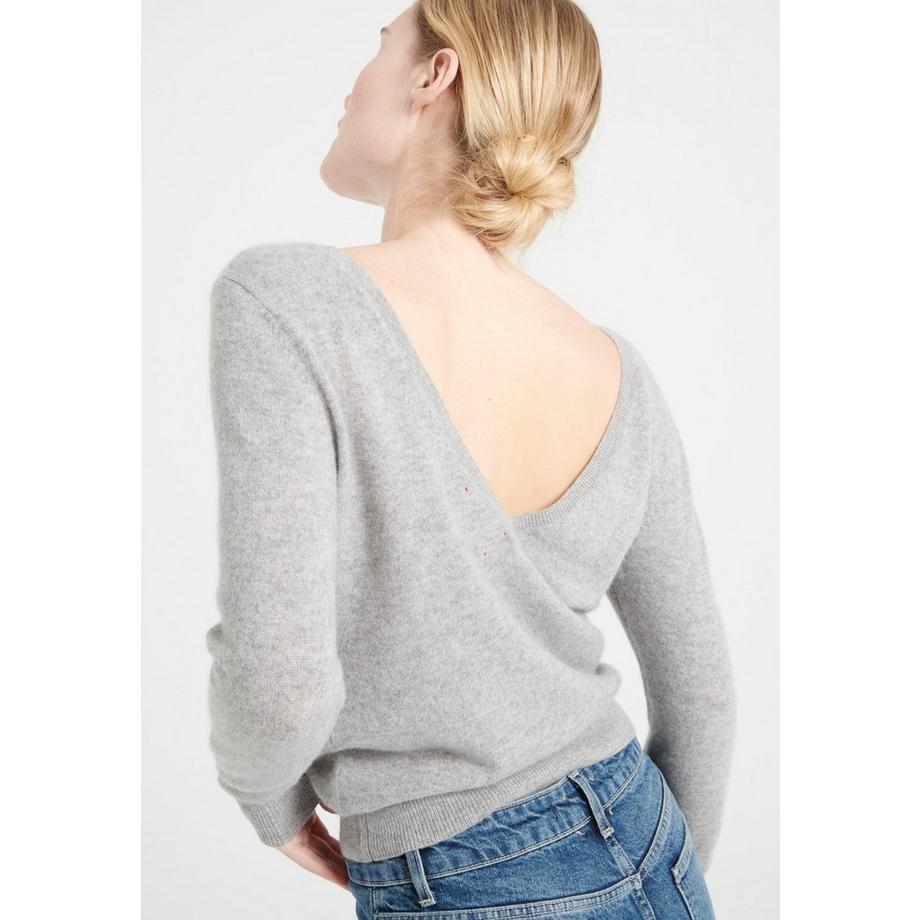 Studio Cashmere8 MIA 7 Pull décolleté en V dans le dos  