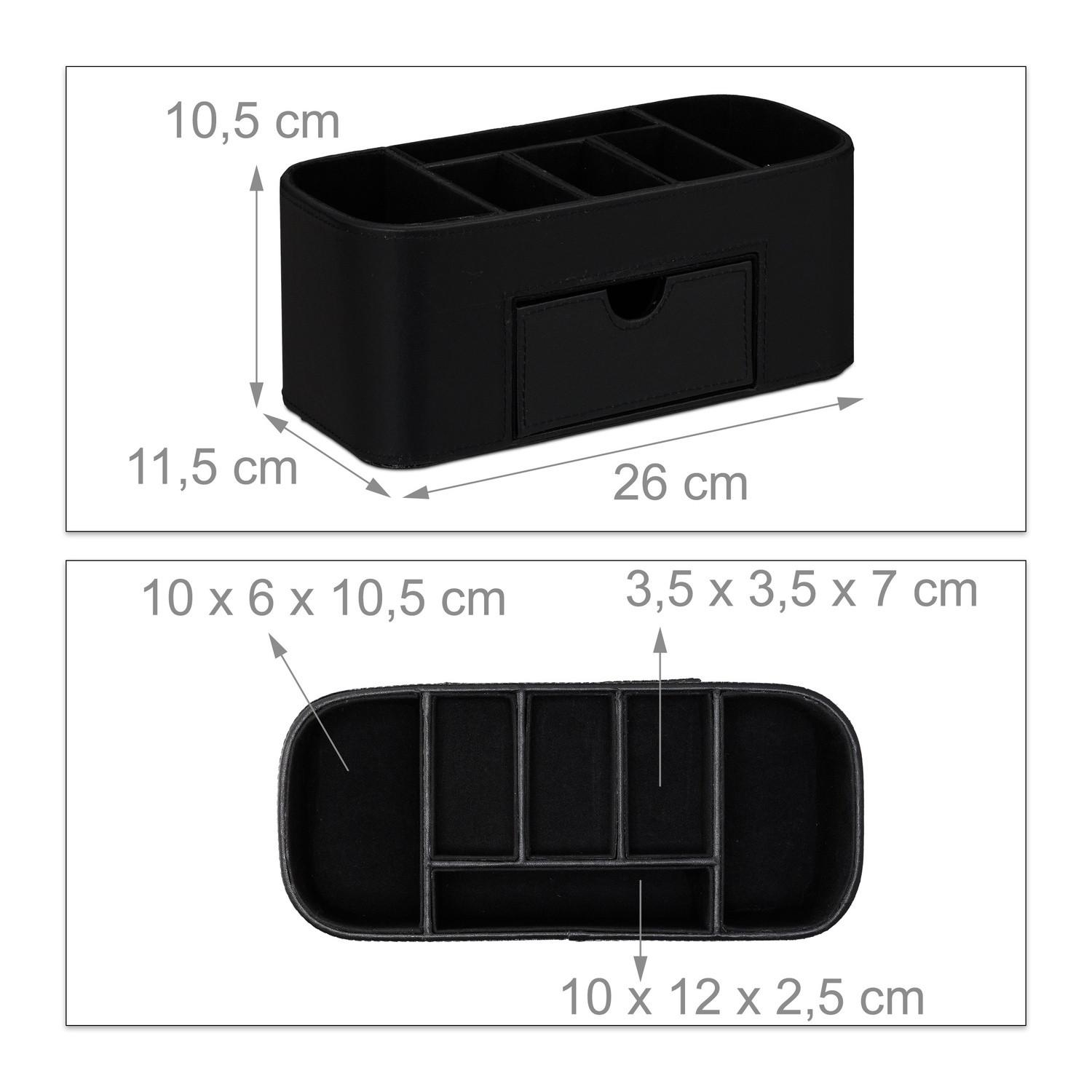 Northix Schreibtisch-Organizer aus Kunstleder  