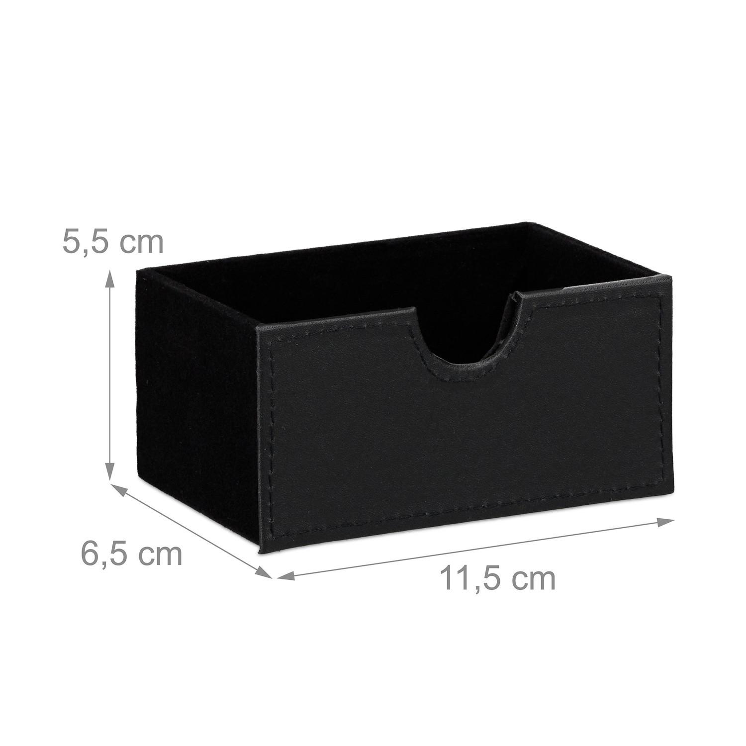 Northix Schreibtisch-Organizer aus Kunstleder  