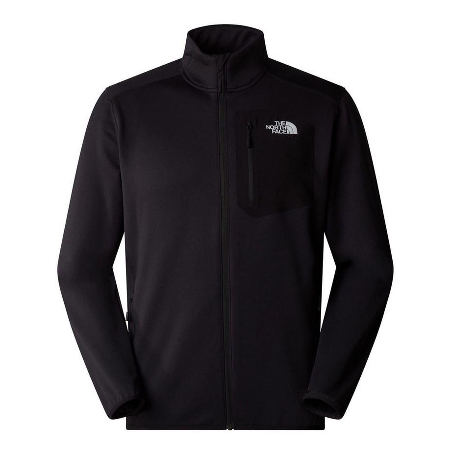 Fleecejacke, Durchgehender Reißverschluss