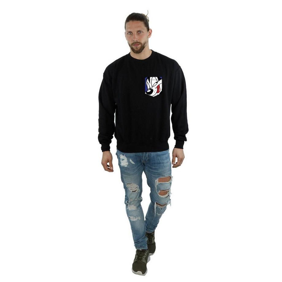 LOONEY TUNES Sylvester the Cat Print Sweatshirt  