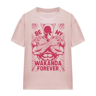 Black Panther T-Shirt Imprimé Graphique Wakanda Forever  