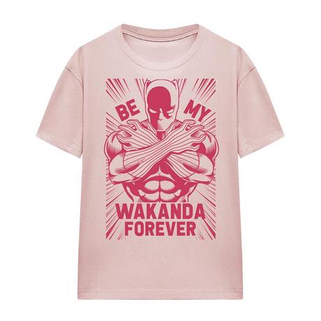 Black Panther T-Shirt Imprimé Graphique Wakanda Forever  