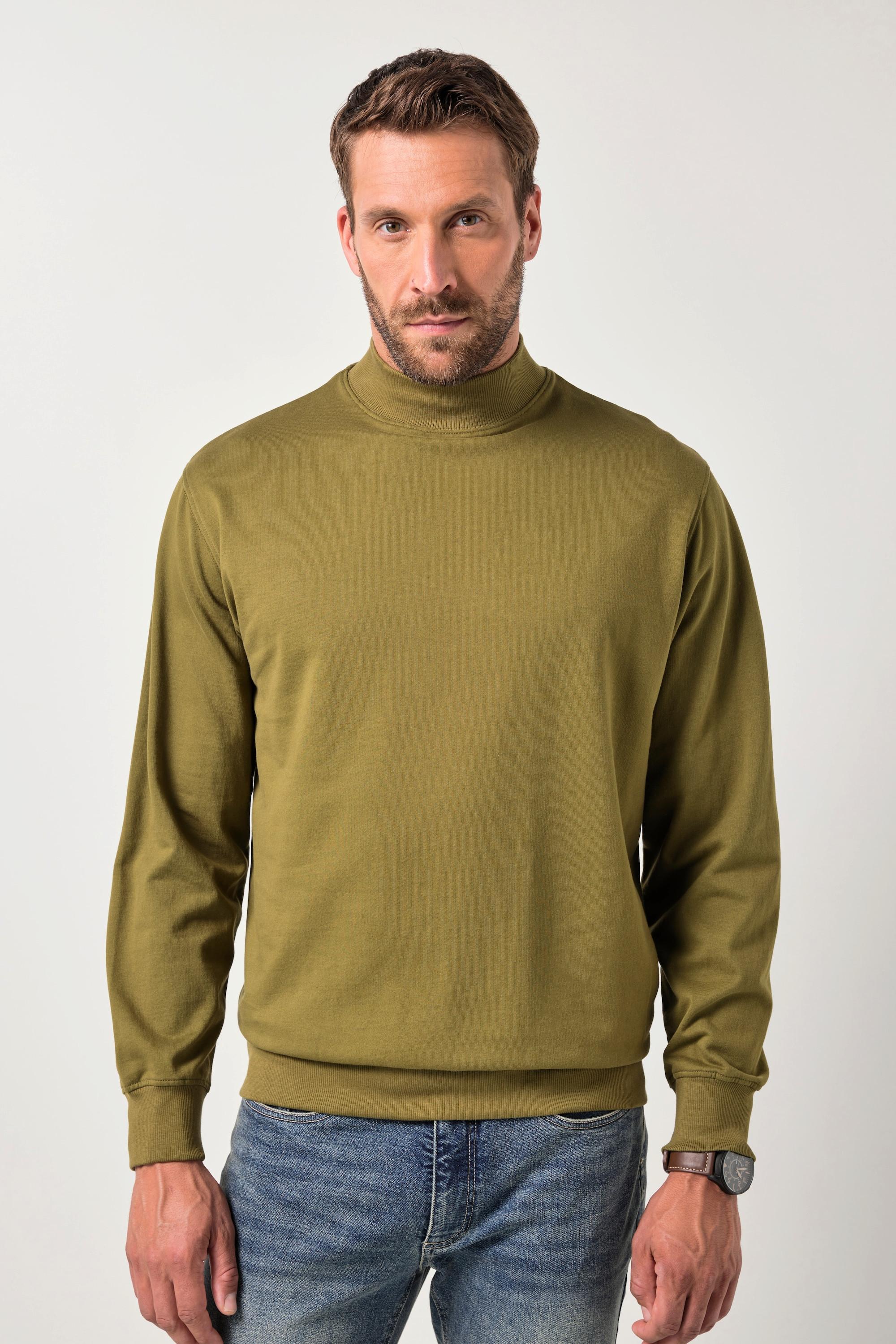 JP1880 Sweat-shirt Col Montant Molleton Lisse  
