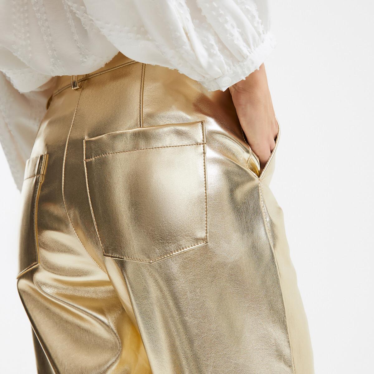 La Redoute Collections  Metallic-Hose in gerader Form 