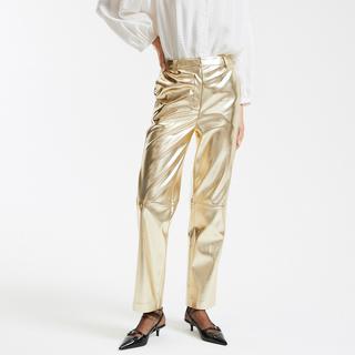 La Redoute Collections  Metallic-Hose in gerader Form 