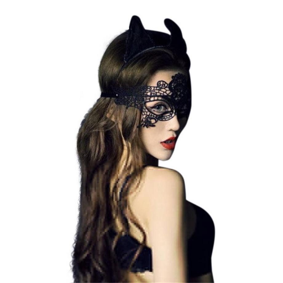 B2X  Masque sensuel pour les yeux en dentelle - Noir 