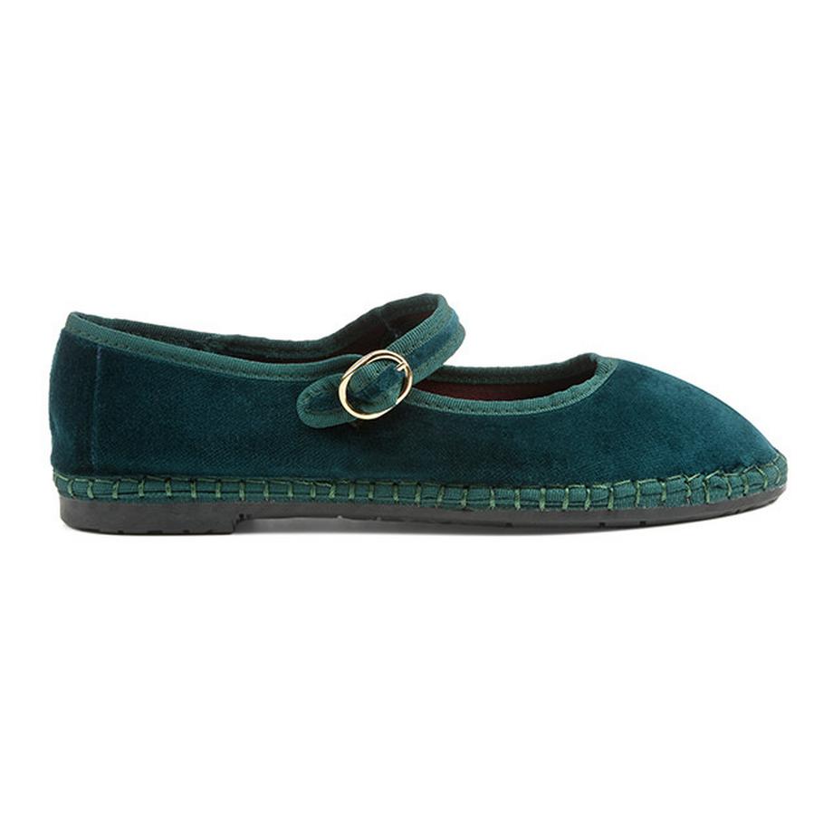 Flabelus Mary Jane Ballerines en Velours  