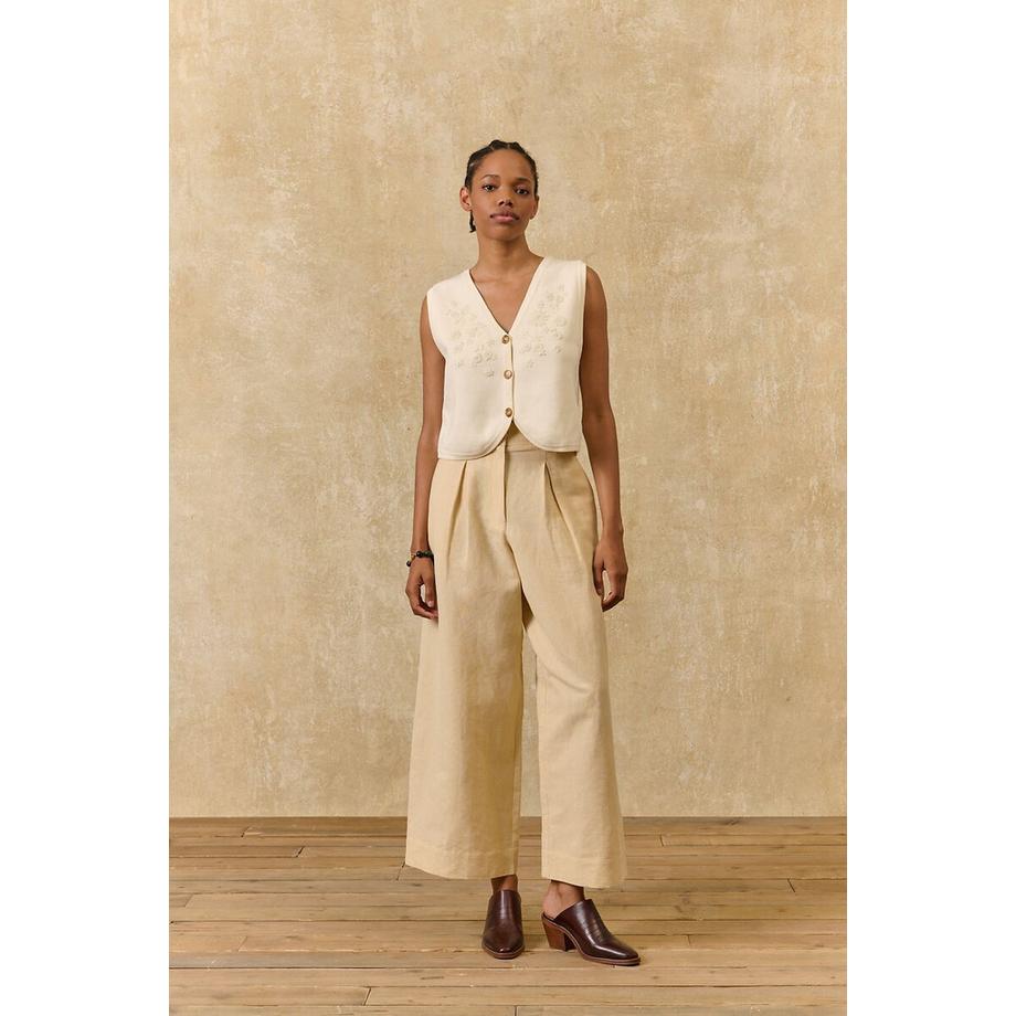 Louise-Misha Ibinka Gilet Sans Manches Brodé  