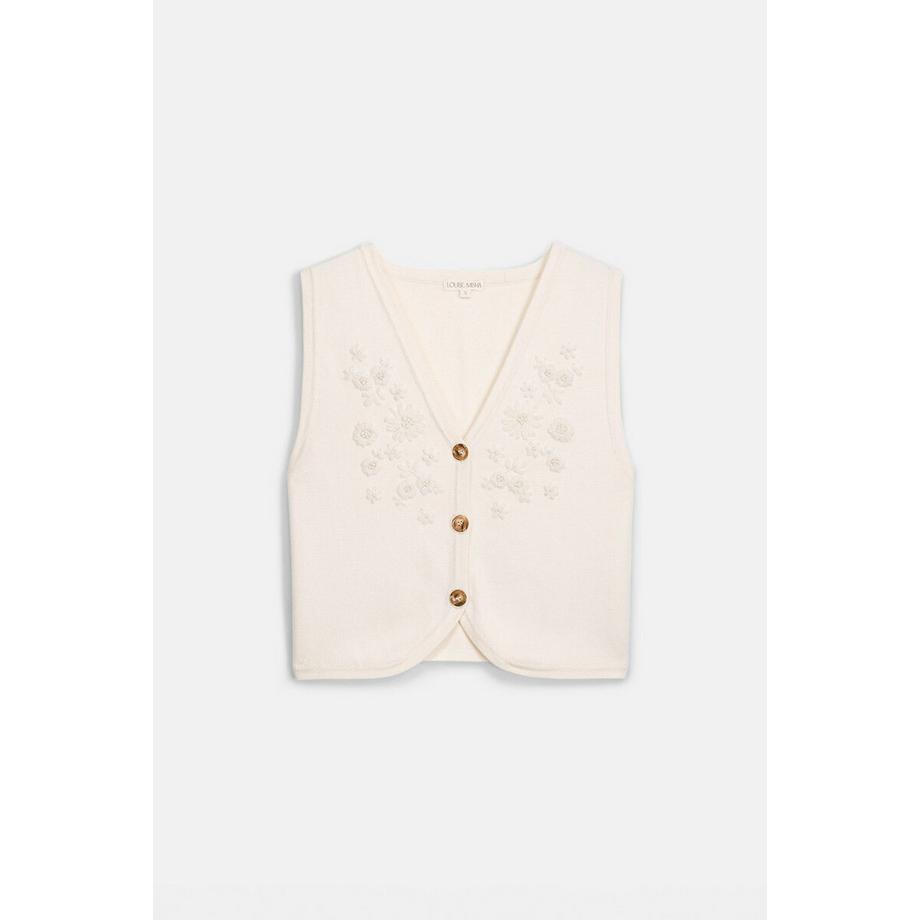 Louise-Misha Ibinka Gilet Sans Manches Brodé  