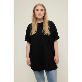 Studio Untold  T-shirt oversized à col rond et manches courtes, imprimé dans le dos 