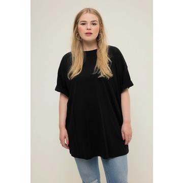 Oversize-Shirt, Rückenprint, Rundhals, Halbarm