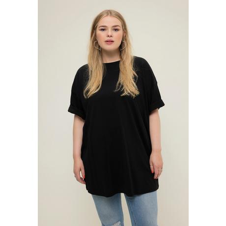 Studio Untold  T-shirt oversized à col rond et manches courtes, imprimé dans le dos 