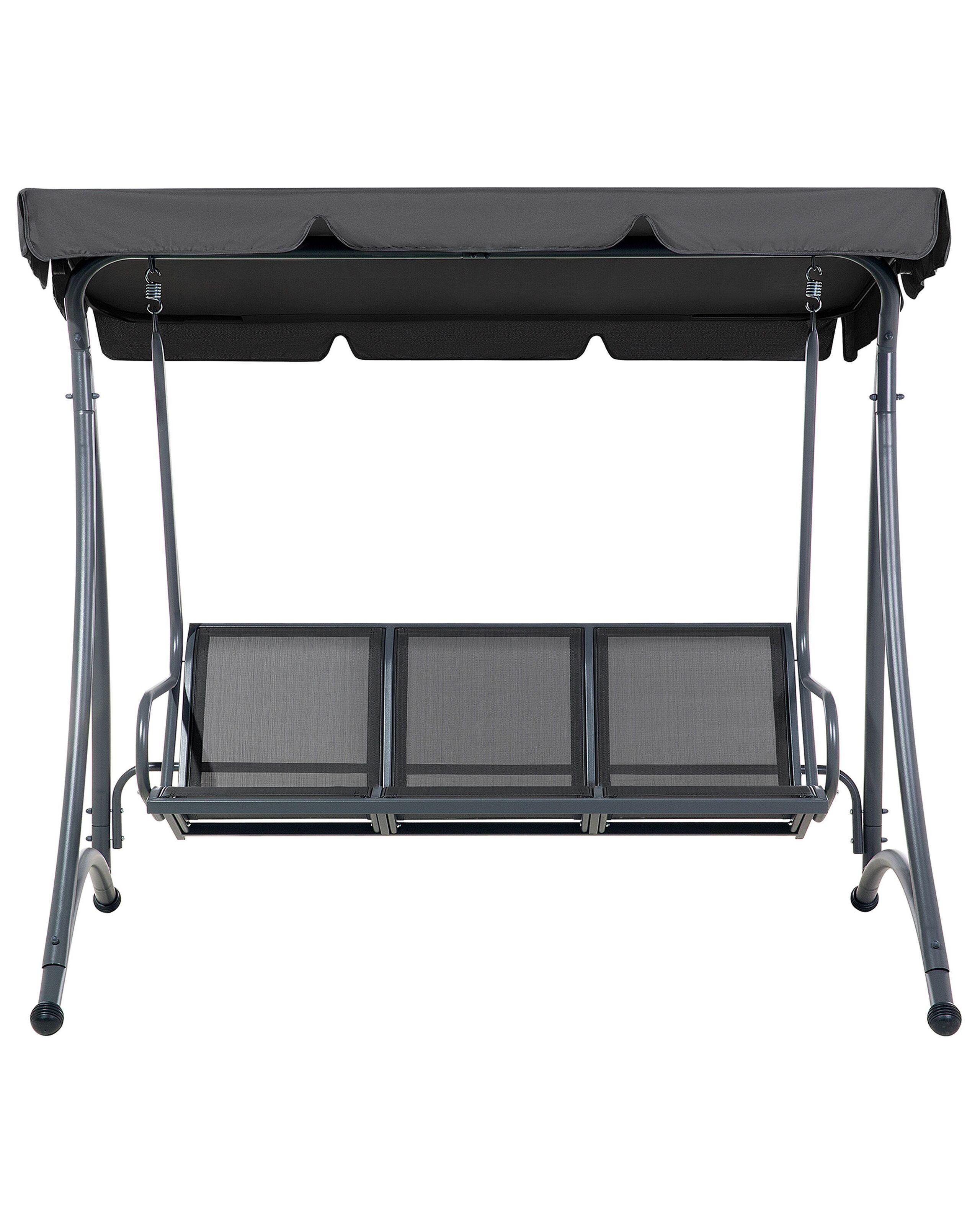 Beliani Balancelle de jardin en Acier Traditionnel BOGART  