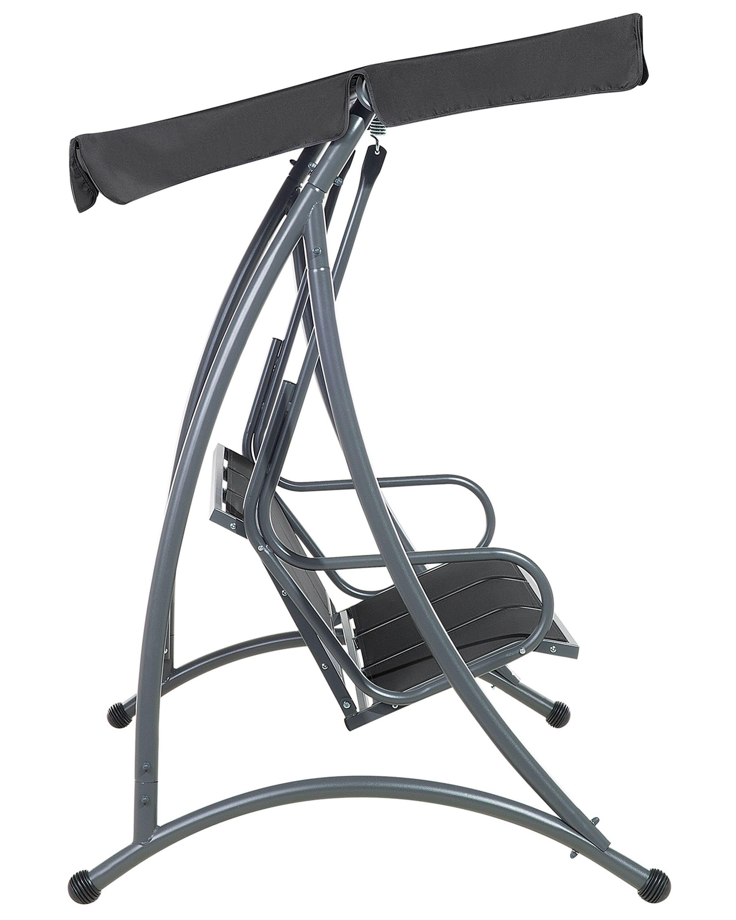 Beliani Balancelle de jardin en Acier Traditionnel BOGART  