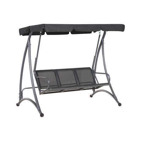 Beliani Balancelle de jardin en Acier Traditionnel BOGART  